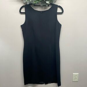 Amanda Smith Classic Sleeveless Sheath Dress Black 10